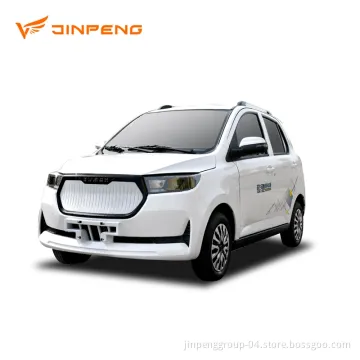 Jinpeng New Energy 4 Wheeler High Speed Auto Motor Electric Car for Adults